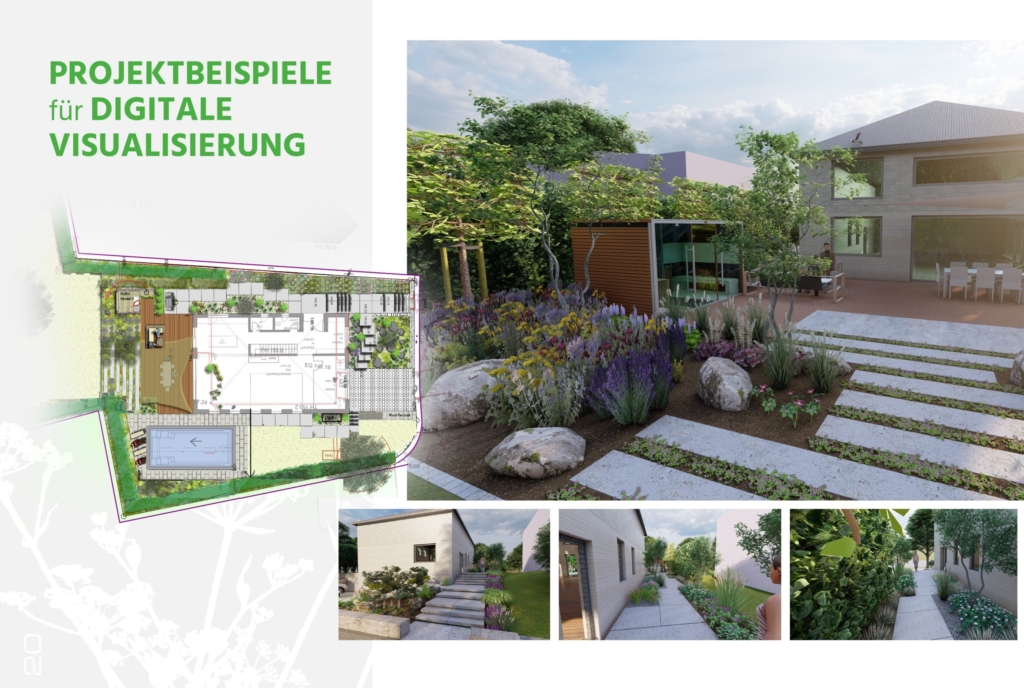 Digitale Visualisierung · Pool & Terrasse